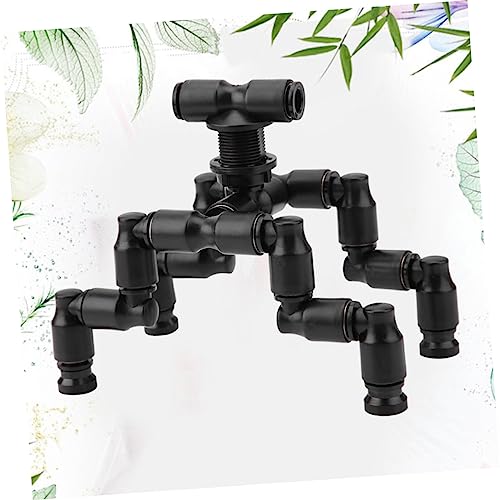 FRCOLOR 2sets Adjustable Sprayers for Reptiles Black Pet Cooling Nozzle for Terrarium Humidity Rotatable Mist System Animal Supplies