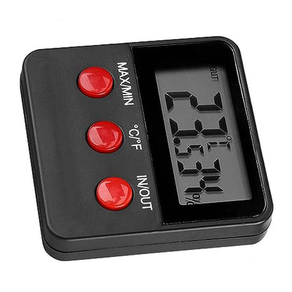 Digital LCD Thermometer Hygrometer for Egg Incubator and Pet Keeping Accurate Temperature Monitoring