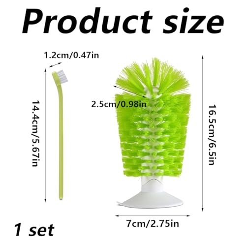 Turtle Brush with Suction Cup Turtle Brush Turtle Tank Accessories for Remove Turtle Shell Scutes