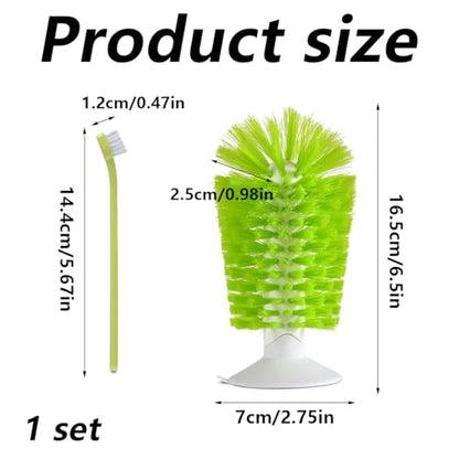 Turtle Brush with Suction Cup Turtle Brush Turtle Tank Accessories for Remove Turtle Shell Scutes