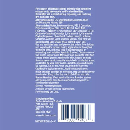 MiconaHex+Triz Mousse, 7.1 oz | Antibiofilm, Moisturizing; Packaging May Vary