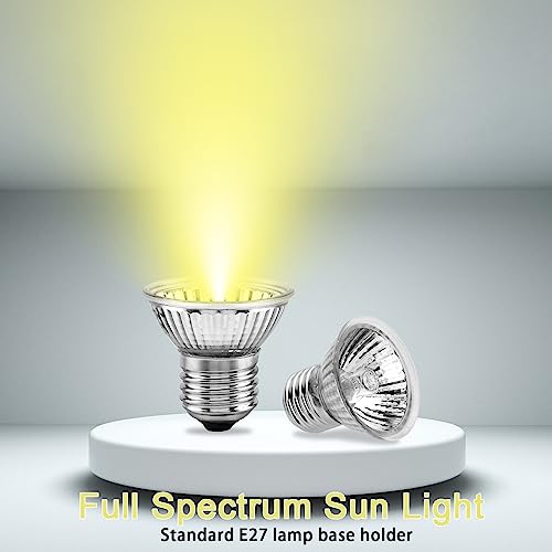 ReptileHeat Lamp The Adjustable Temperature and 360 ° Rotating Hose Crawlers Heating Lights, for Turtles, Lizards, Beard Dragons and Other Amphibious Pets - color: Yellow Lamp With Rotating Arm