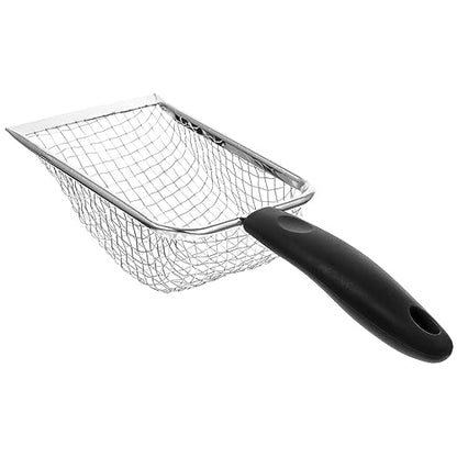 POPETPOP Handle Litter Scoop with Mesh Design for Easy Pet Waste Cleaning for Reptile Litter Boxes and Convenient Poop Shovel for Cat and Reptile Owners