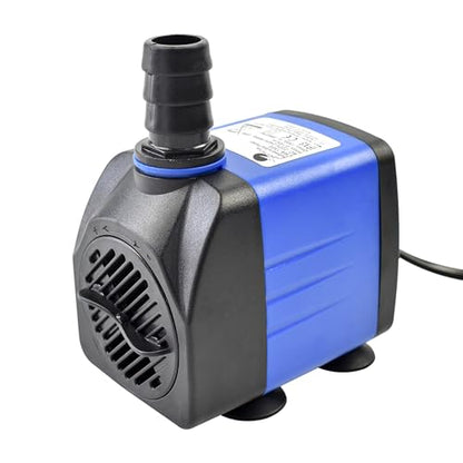 8W 118GPH Small Submersible Water Pump AC 110V Mini Pond pumps for Outdoor Ponds - color: 8w 450l/H