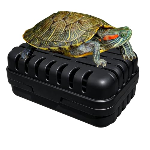 Turtle Accessories Terrarium Waste Collection Gear | Terrarium Feces Catcher for Tortoise Reptile Terrapin Home Office Apartment Dormitory Living Room Vacation - color: Black