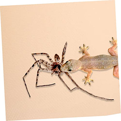 Reptile Carpet Mat for Snakes and Lizards 48 x 24 Non-Toxic Terrarium Bedding Easy to Clean Reptile Cage Mat for Turtles and Gecko Habitat - color: Beige