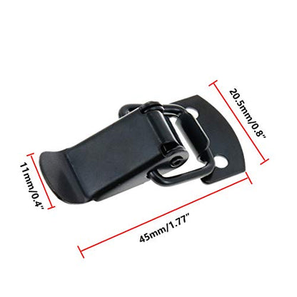 Toggle Latch Mini Size Stainless Steel Latch for Toolbox, Cases, Chests - 10pcs - size: No Spring Loaded