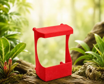 Magnetic Chameleon Feeder Cup for Screen Enclosures, Insect Feeding Station, Escape-Proof, Red, for Chameleons, Geckos, Anoles & Small Lizards，Yellow - color: yellow