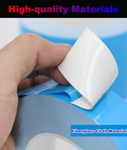 Thermal Tape 0.5 inch x 66Feet Heat Transfer Double Sided Tape with Strong Adhesive, for Mounting CPU Heatsink, Fixed Rug, Install LED Light Strips, Woodworker Item, Arts & Crafts, DIY Gift Decorate