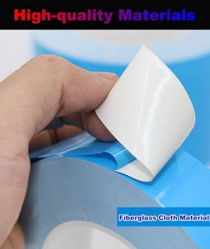 Thermal Tape 0.5 inch x 66Feet Heat Transfer Double Sided Tape with Strong Adhesive, for Mounting CPU Heatsink, Fixed Rug, Install LED Light Strips, Woodworker Item, Arts & Crafts, DIY Gift Decorate
