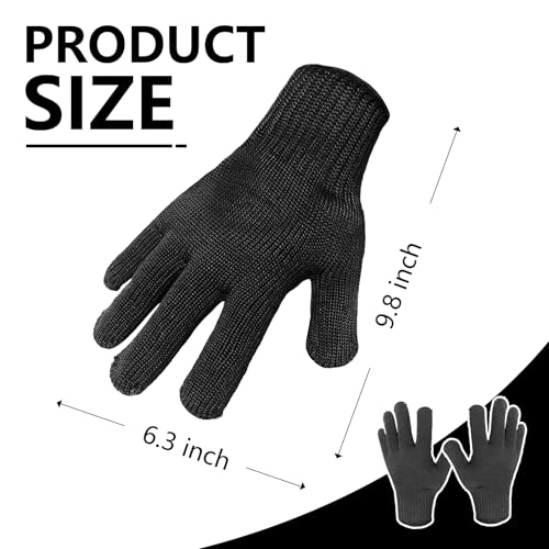Bird Training Anti-Bite Gloves, Bite Proof Gloves, Small Animal Handling Chewing Protective for Small Animal Pet(Black