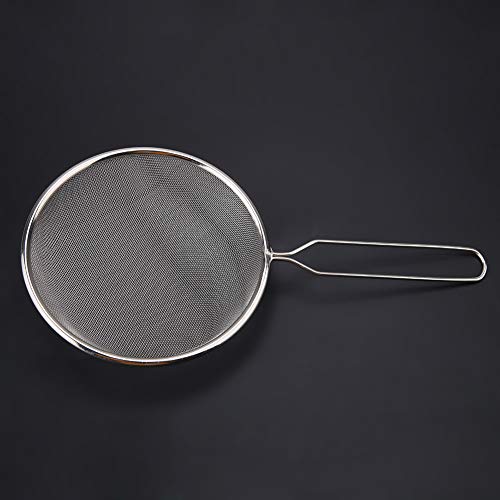 GLOGLOW Reptile Sand Shovel, Stainless Steel Scoop for Pet Waste Cleaning, Lightweight with High Density Mesh for Tortoise and Lizard Cleaning
