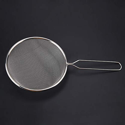 GLOGLOW Reptile Sand Shovel, Stainless Steel Scoop for Pet Waste Cleaning, Lightweight with High Density Mesh for Tortoise and Lizard Cleaning