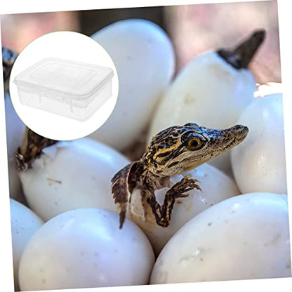 GALPADA Egg Incubation Tray 16 Compartments Reptile Hatchery Breeding Box Pet Supply Easy to Observe Birth of Reptiles