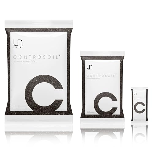 Ultum Nature Systems Controsoil - Freshwater Aqua Soil Substrate for Fish, Shrimp, Live Plant Propagation and Aquascaping - 6.8pH Low Ammonia, Volcanic Ash - Black, Extra Fine (10 Liter) - color: Black - Extra Fine, size: 10 Liters (9.1 kg)