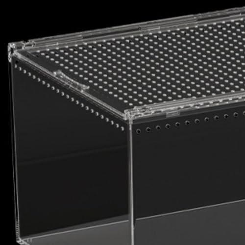 Reptile Breeding Box Terrarium breeding Box Acrylic Construction to Prevent Escapes Removable Basin for Quick Clean-up Suitable for, 40cmx25cmx20cm - size: 40cmx25cmx20cm