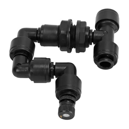 Reptile Fogger Mist Nozzle | 360° Adjustable Mister for Terrarium/Aquarium/Greenhouse | Fine Spray for Humidity Control | Resilient ABS for Geckos/Snakes/Plants