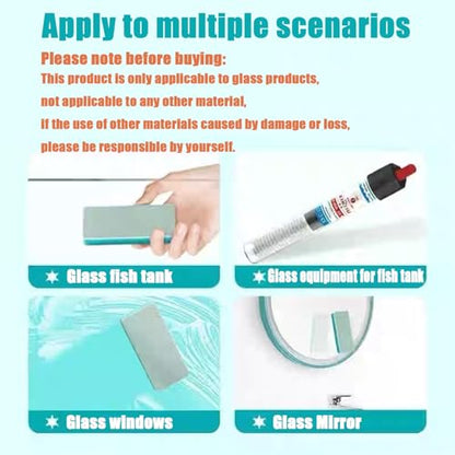 3 Packs Aquarium Limescale Remover, Fish Tank Glass Scraper & Sponge | Dual-Action Fish Tank Glass Scraper & Sponge, Handheld Non-Scratch Cleaning Pad for Small Glass Aquarium Maintenance