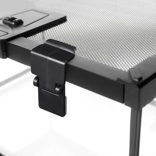Yardwe 6 Pack Reptile Feeding Tank Buckle Turtle Terrarium Buckle Breeding Box Latch Plastic Tank Lock Clip for Reptile Lid Locks Compatible with Nomo and Yl-07 Terrarium