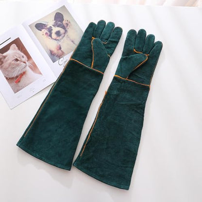 Bite Proof Animal Handling Gloves, Dog Training Gloves, Multipurpose Pet | Glove For Grabbing Reptile, Grooming, Trips To Vet, - size: 60CM