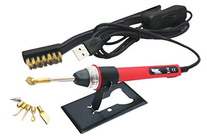 KINGTOOL 3D Printer Accessories Tool Kit, 3D Printing/Modify Finishing Tool, Cleaning Needle, Scarper, (USB Powered) (Scarlett) - color: Scarlett
