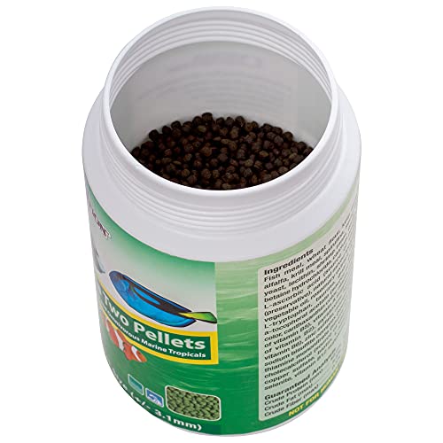 Ocean Nutrition Formula Two Pellets - Fish Food for Herbivorous & Omnivorous Marine Tropical Fish, High Protein(40%) - 14 oz (400 g) Medium Pellets - size: 14 Ounce (Pack of 1), style: Medium Pellet Size (+/- 3.1mm)