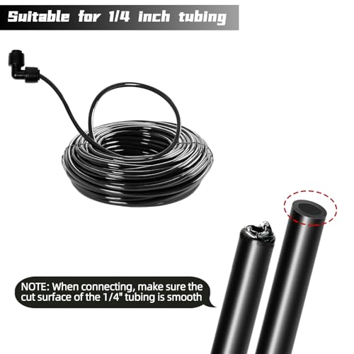 30 Pack Quick Connect 1/4" Drip Irrigation Elbow Coupling Connector,Universal 90 Degree Elbow Fitting for 1/4 Inch Irrigation Tubing,Leak Free Fittings for Sprinkler or Drip Irrigation System - size: 30PCS 1/4" Elbow Coupling Connectors