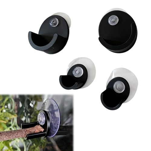 Terrarium Branch Support Pack of 4 Reptile Climbing Holder Compatible with Exo Terra Repti Zoo for Vivarium and Lizard Tank