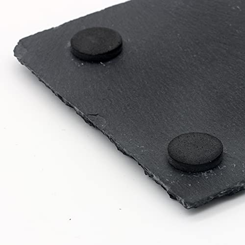 JIH Small Reptile Basking Platform 3.93x3.93 inch, Natural Rock | Reptile Food Bowl Tortoise Feeding Dish Habitat Decor - size: 10x10cm