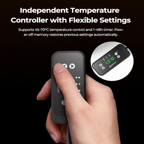 Official Creality Filament Drying Chamber Heater, Up to 70℃ Chamber Temperature Reduce Print Warping DIY for on Filament Sotrage Box, As Heater Install on 3D Printer or Use on Enclsoure Cover