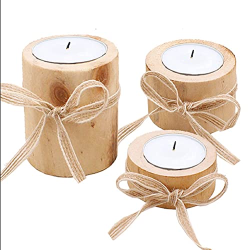 Wooden Air Plant Holder Pack of 3 Wooden Air Plants Holders Air Plants Terrarium Tillandsia Streptophylla Xerographica Holders Succulent Pot Tea light Holder