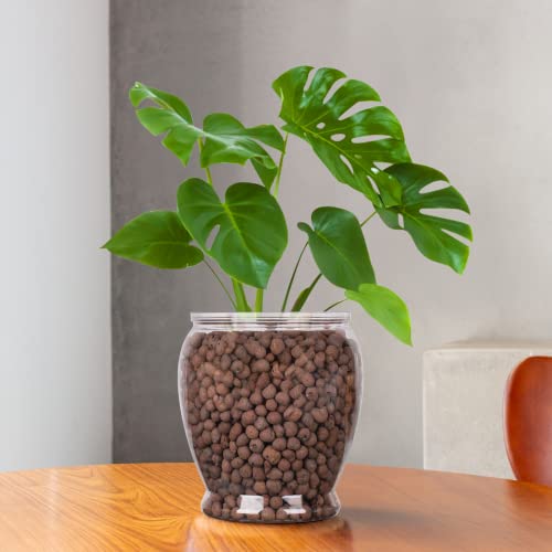 GASPRO 5lb Organic Clay Pebbles for Plants, 100% Natural Leca Balls for Indoor Plants Soil Root Development, Orchid Potting Mix, Drainage and Reusable, 4-16mm