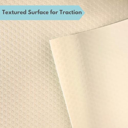 Reptile Tank Liner, 23.6" x 59", Bearded Dragon Gecko, Beige | Easily cut to fit 4'x2'x2' enclosure, 120 Gallon, Waterproof, Stain-Resistant, Terrarium Mat Substrate Carpet Bedding