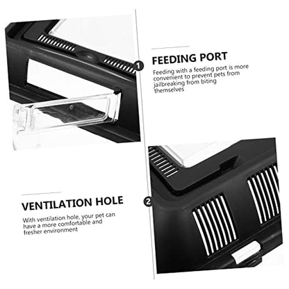 BESPORTBLE One Reptile Holder Lightweight Spider Breeding Box Breathing Pet Reptile Container for Easy Feeding Transport