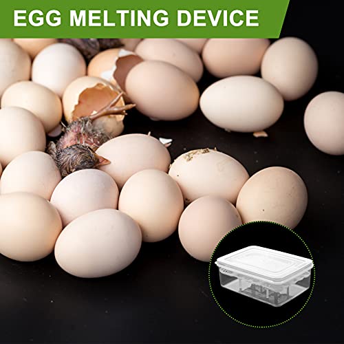 Mipcase Frog Snake Lizard Incubator Case 16 Egg Slots Lightweight Portable Reptile Tool