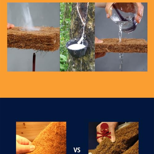 Reptiles Carpet BeardedDragon Substrate CoconutFiber Bedding Mat for BeardedDragon Sleep Pad Terrariums Liner Accessory Terrariums Accessories for Small Pet - size: 100x40cm