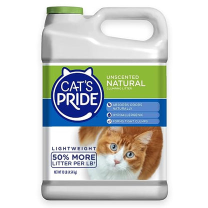 Cat's Pride Natural Lightweight Hypoallergenic Clumping Litter 10lb