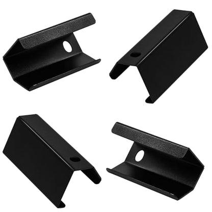 4Pcs Reptile Screen Tank Terrarium Lid Clips, Heavy Duty Terrarium Lid Cover for 5-29 Gallon Aquarium, Metal Escape Proof Lock Clip for Lizard Turtle Amphibian Enclosure Accessories