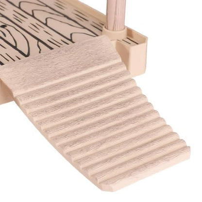 Turtle Basking Platform Floating Dock for Reptile Aquarium Sunbathing and Climbing Accessories(S)