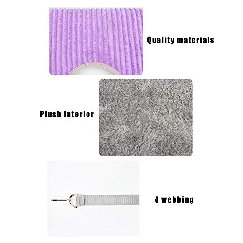 Ferret Tunnel Hanging Hammock Bed, Small Animal Rats Squirrel Toy - color: Purple