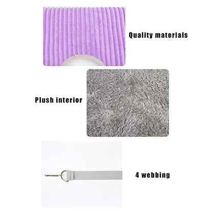 Ferret Tunnel Hanging Hammock Bed, Small Animal Rats Squirrel Toy - color: Purple