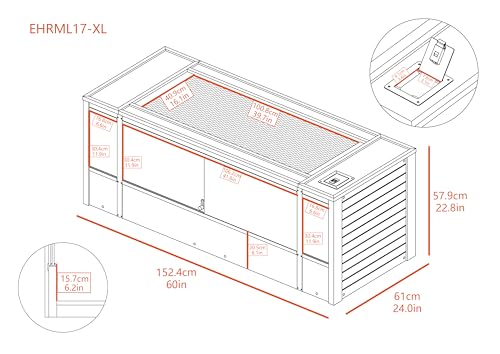 New Age Pet ECOFLEX X-Large Reptile Enclosure with Matching Cabinet Stand Set in Black - color: Black, size: X-Large