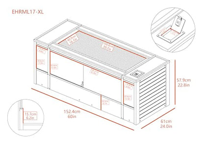New Age Pet ECOFLEX X-Large Reptile Enclosure with Matching Cabinet Stand Set in Maple - color: Maple, size: X-Large
