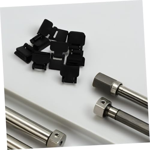 8pcs Aquarium Security Lock Clips Durable Rimless Fish Tank Top Cover Support for Reptile Tanks Prevent Escape Sturdy Design for Long Term Use