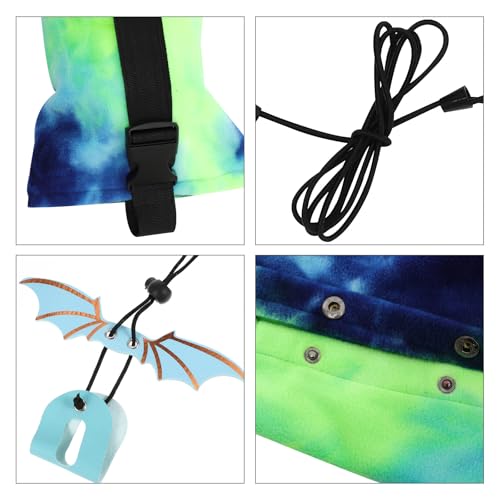 Bearded Dragon Sling Carrier and Portable Lizard Leash Set Adjustable Outdoor Reptile Carrier Bag for Travel and Pet Lizards