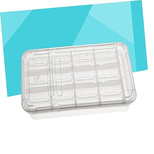BESPORTBLE Compartments Hatching Box Incubator for Snakes Turtles Geckos and Lizards Easy Observation Breeding Isolation Container for Reptiles