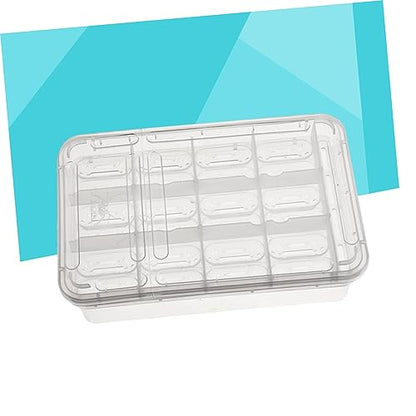 BESPORTBLE Compartments Hatching Box Incubator for Snakes Turtles Geckos and Lizards Easy Observation Breeding Isolation Container for Reptiles
