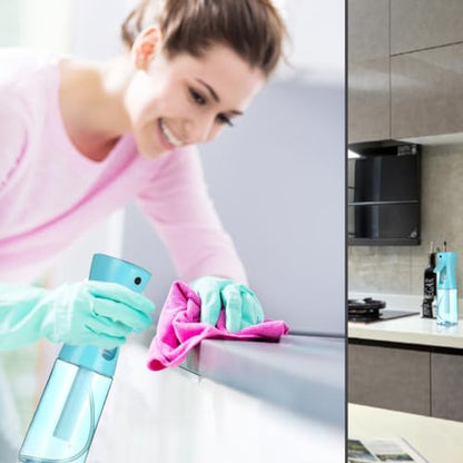 3 Pack Spray Bottles, 2-Pack Continuous Spray Bottles,Fine Water Mist Spray Bottles for Hair 6.8 OZ (200 ML) and 1oz 30ml Travel Spray Bottle Mister for Cleaning,Hairstyling,Plants,Barbers,Pets Blue - color: Blue