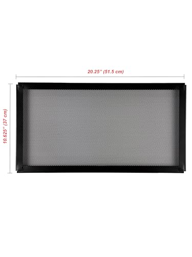 H2Pro - Reptile Realm - Aquarium Mesh Lid Screen Cover – Metal Screen Top for Fish Tanks & Terrariums, Rust-Resistant, High Airflow Design (10 Gallon - 20 1/4" x 10 1/8") - size: 10 gallon - (20 1/4" x 10 1/8")
