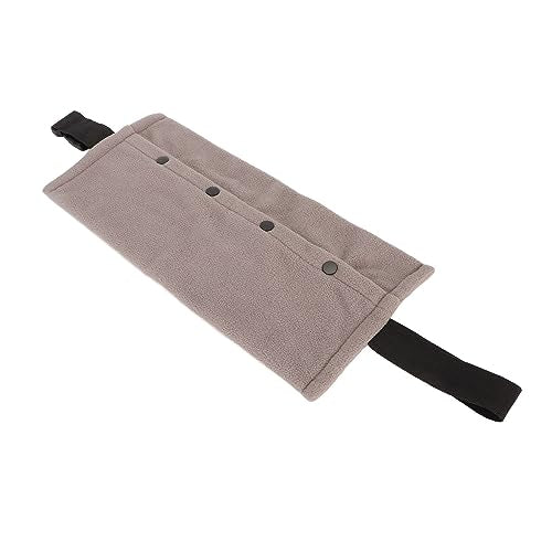 Travel Sling for Lizards, Soft Adjustable Strap, Reptile Sling Carrier, Ample Space for Traveling (Grey) - color: grey